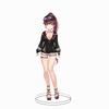 Animation Hololive anchorwoman acrylic insert card white blowing snow summer color festival animation peripheral decoration