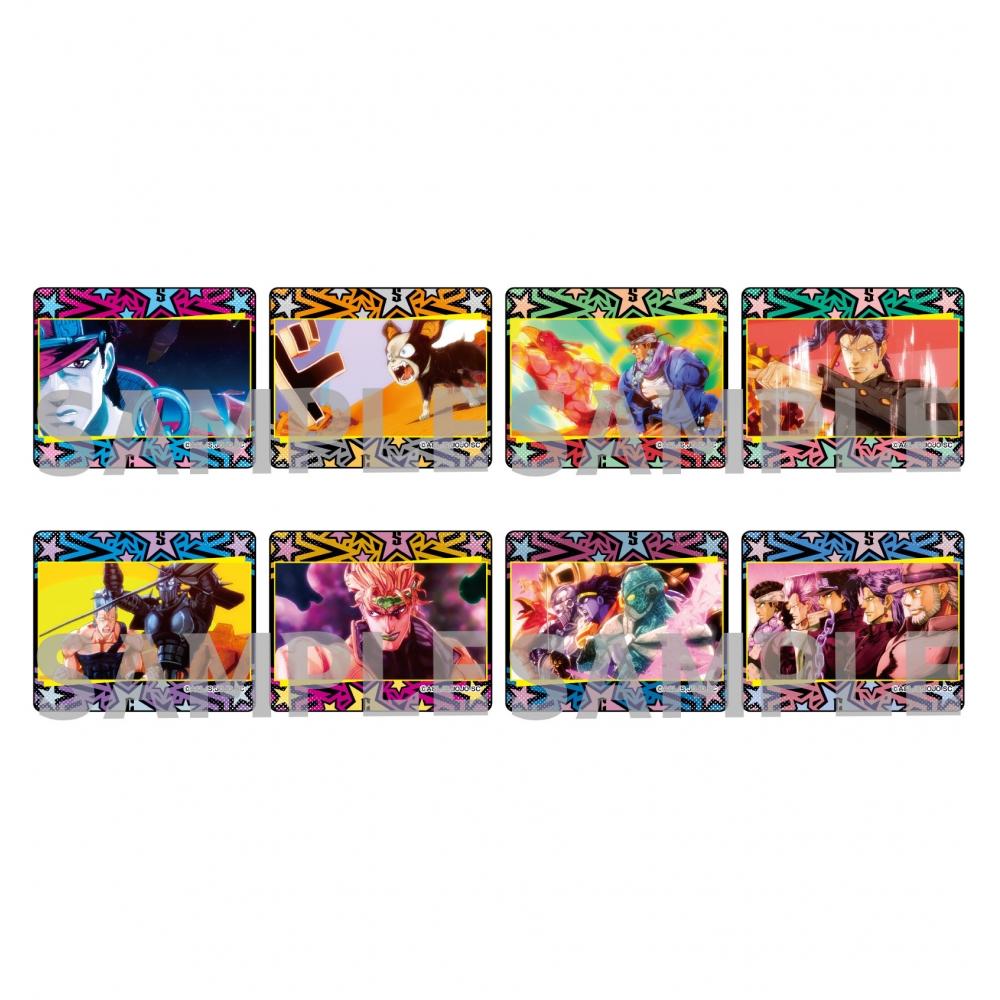 

Jojo S Bizarre Adventure Аніме Jojo S Bizarre Adventure StarduSt cruSaderS Scene Acrylic Badge Collection Opver. Том 2 1 коробка 8 шт