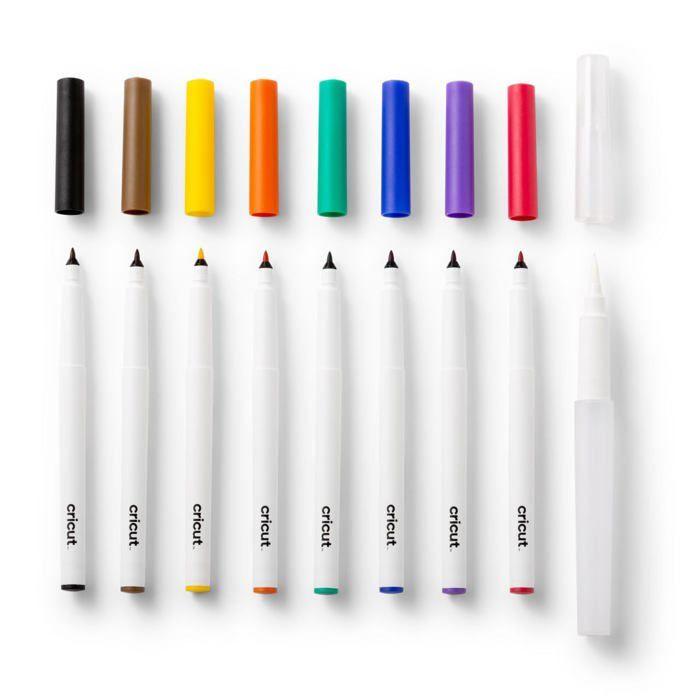 Autocollant Scrapbooking - Cricut - CRC-2009979 - Multicolore - 8 Pièces - Compatible Papier