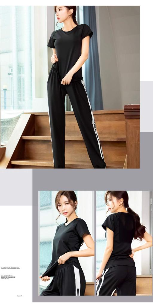 Shuanau Yoga and Sportswear Padded Top and Bottoms for Training and Perfect for and Winter Women's 4-Piece Set, Stretchy, Moisture-Wicking,