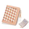 Simple Thousand Bird Pattern Women Casual Square Short Wallet For Daily Use