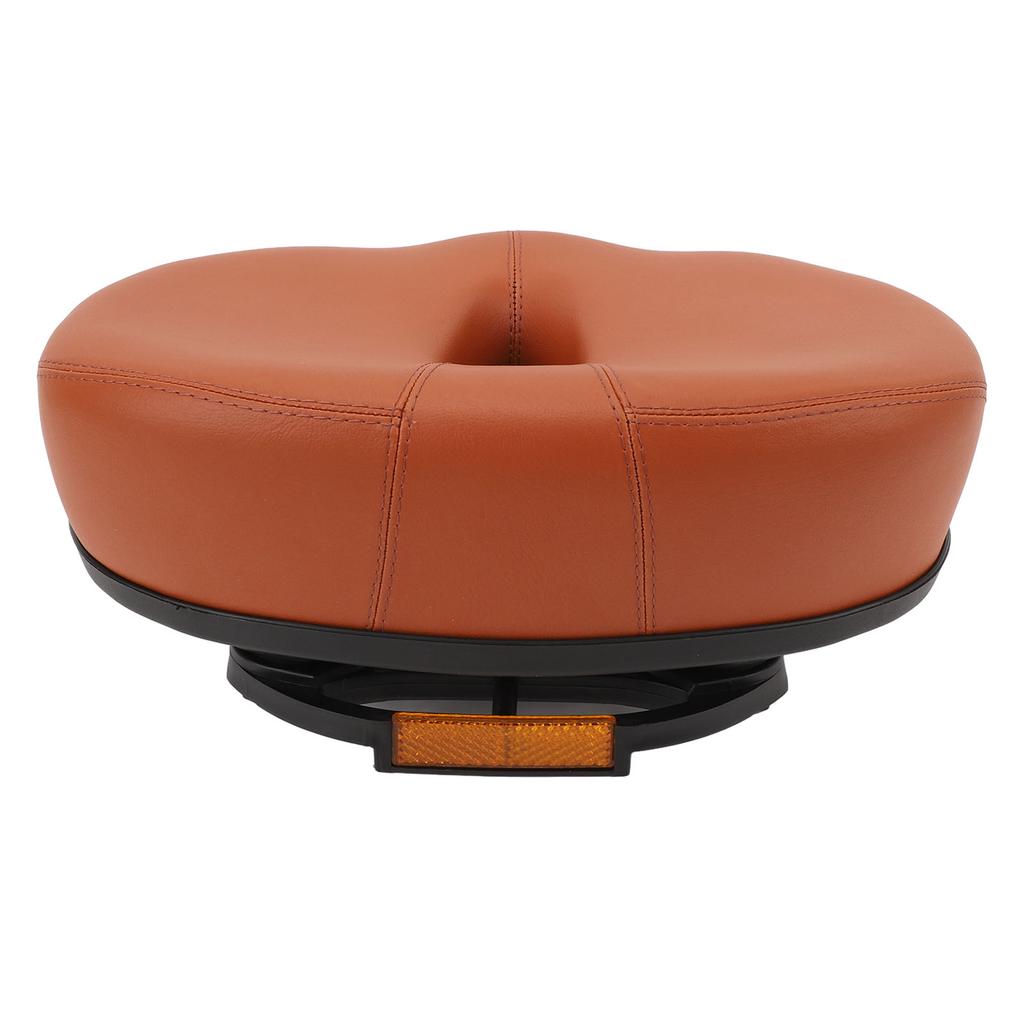 Selle de vélo sans nez Selle de vélo large Remplacement Épaissie Creuse Respirante Absorption des chocs Ville