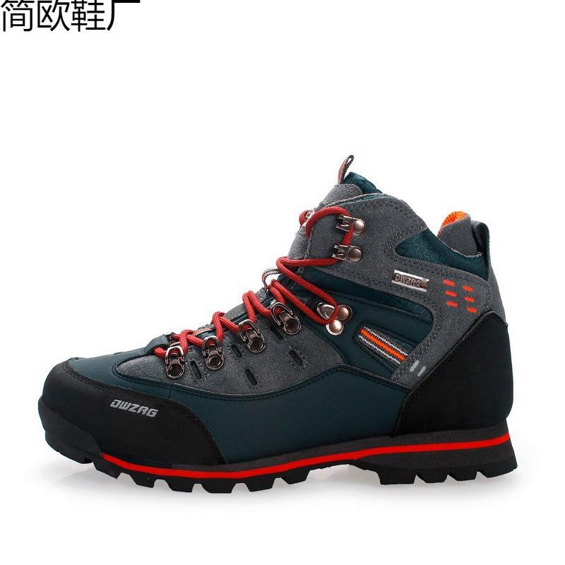 Leather Outdoor Shoes Spring Autumn Winter High Top Hiking Shoes Male Athletes