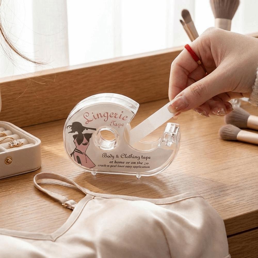 Self-Adhesive Double Sided Body Tape Invisible Clear Lingerie Tape Anti-wardrobe Tape Womens