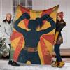boxing Theme Printed Blanket,Perfect for Couch, Bed, Travel & Outdoor Use | Machine Washable, Cozy & Durable.