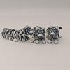 Jointed 3D Printed White Tiger Toy - Easter Animal Decoration & Center Console Ornament