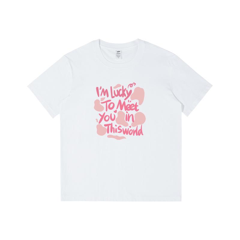 

2023 Summer Unisex Cotton T-Shirt: Trendy Loose-Fit Short Sleeve 3XL (170-185 jin)