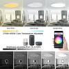 Inteligentna lampa sufitowa LED okrągła RGBCW WiFi Aplikacja Tuya Sterowanie głosowe Ściemniana AC 85-265V 24W Kompatybilna z Alexa Google Assistant