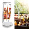 Stainless Steel BBQ Skewer Set Detachable Hanger Skewer Stand Barbecue Fork Holder  Backyard
