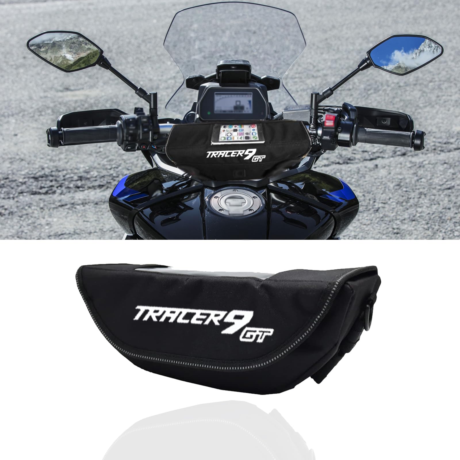 

For Tracer 900 Tracer 9 TRACER 9 GT 2025 2024 2023 2022 2021 Accessories Storage Handlebar Bag Tank Bag Motorcycle Waterproof Storage Bag Handlebar чёрный