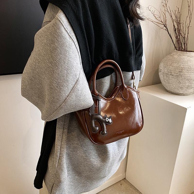 Lunch Box Handbag, Shoulder Bag, Crossbody Bag, Small Tote Bag