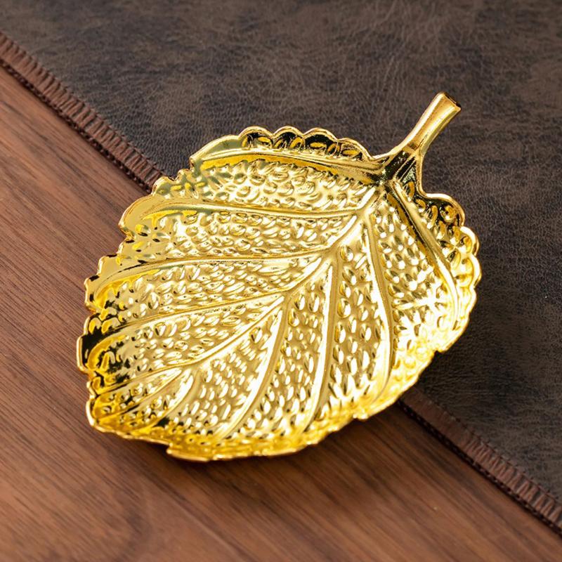 1 Stück Gold Retro Metall Untersetzer Exquisite Isolierunterlage Teetabletts für Zuhause Teeräume Vintage KongFu Teezeremonie Zubehör Geschenk