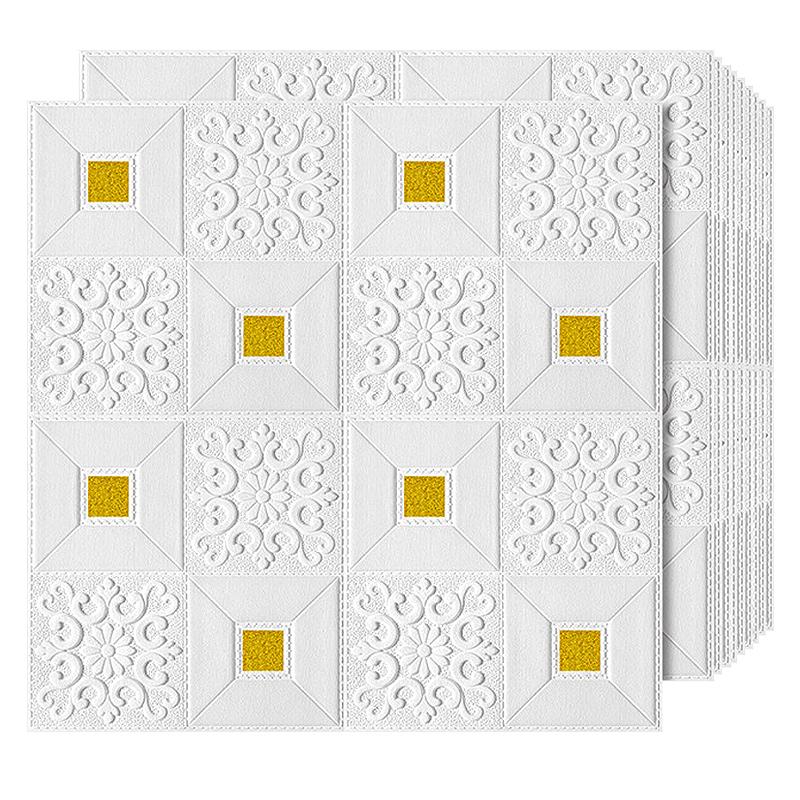 Self-Adhesive 3D Waterproof Wall & Ceiling Sticker for Living Room Decor