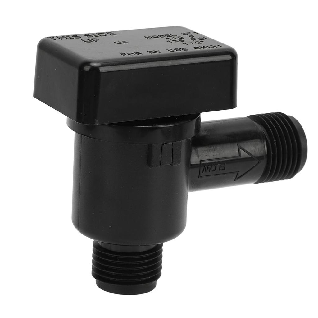 RV Vacuum Breaker Check Valve 8‑125 PSI Backflow Preventer Leaking Proof Black Tank System Valve for Rv Camper Trailer