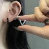 Punk Rock Rostfritt Stål 3 Färg Mini Geometriska Örhängen Nya Trendiga Hoop Örhängen För Kvinnor Män Mode Present Party