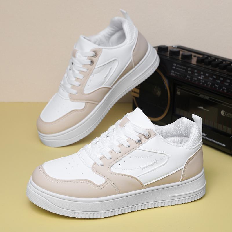 Women's Shoes Little White Shoes New Breathable Soft-soled Sports Shoes Student Military Training Platform Casual Board Shoes