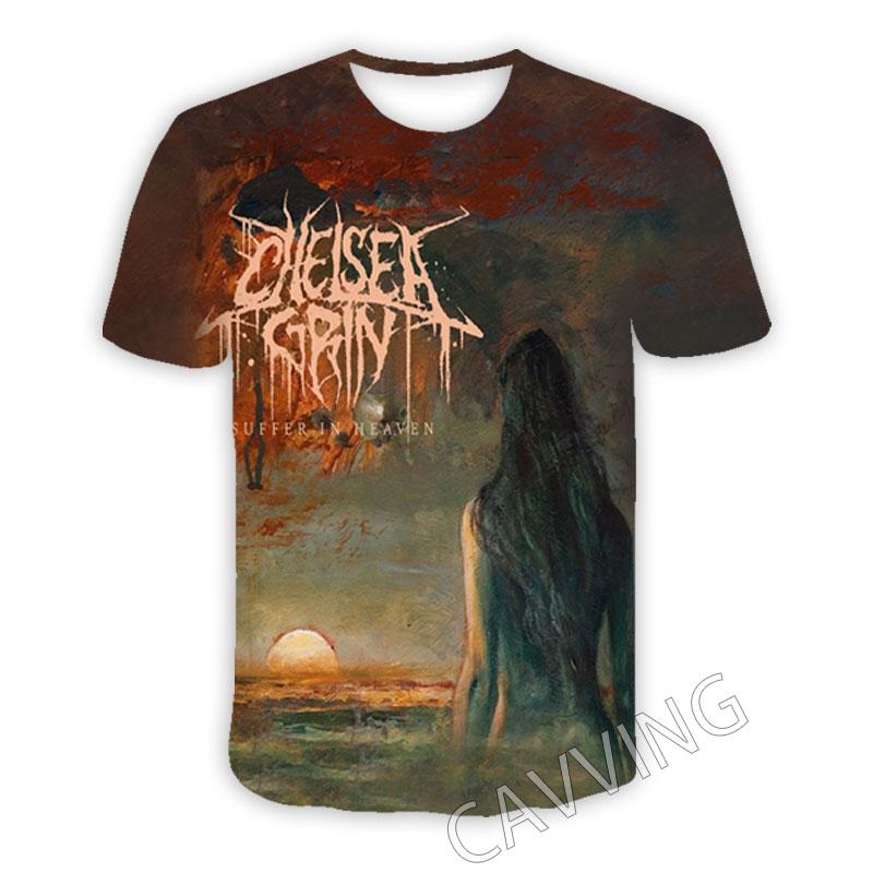 

Новые модные женские/мужские 3D-принты Chelsea Grin повседневные футболки хип-хоп футболки Harajuku Styles Tops Clothing H02 M чёрный