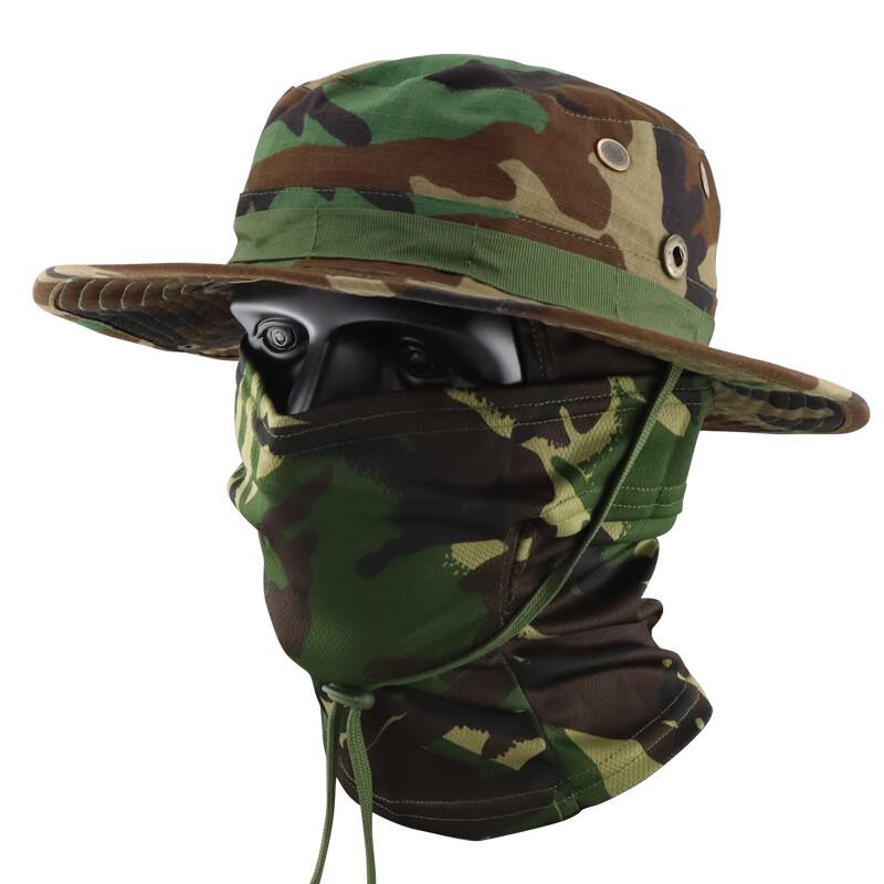 Men s Camouflage Tactical Boonie Hat Set