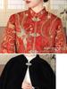 1 Pair New Collar Clips Holder Women Decor Crystal Cape Cloak Clasps Fasteners Buckle Brooch Clip