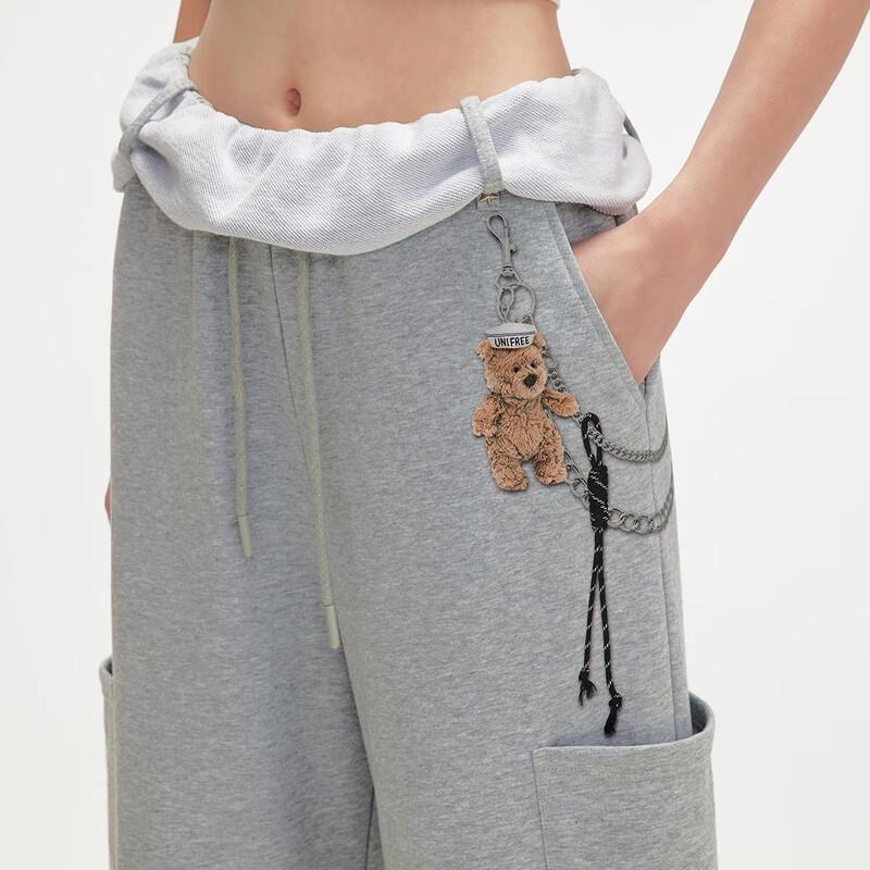 UNIFREE 2025 Loose Fit Brushed Casual Trousers