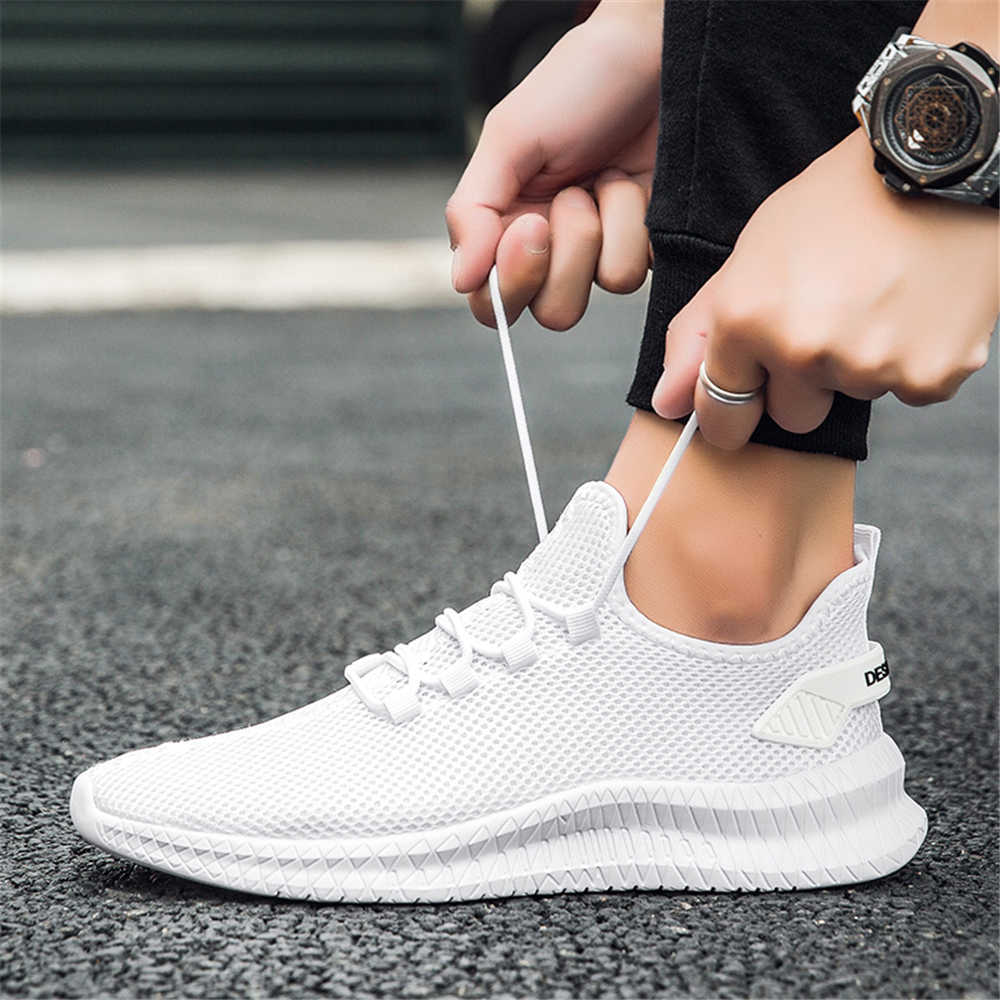 Fashion Ventilation 41-42 White Trainers For Men Loafers Original Shoes Men Sneakers Man Size 47 Sport Raning Deporte Runner Luxe