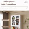Ayoub Steel Glass Display and Storage Cabinet