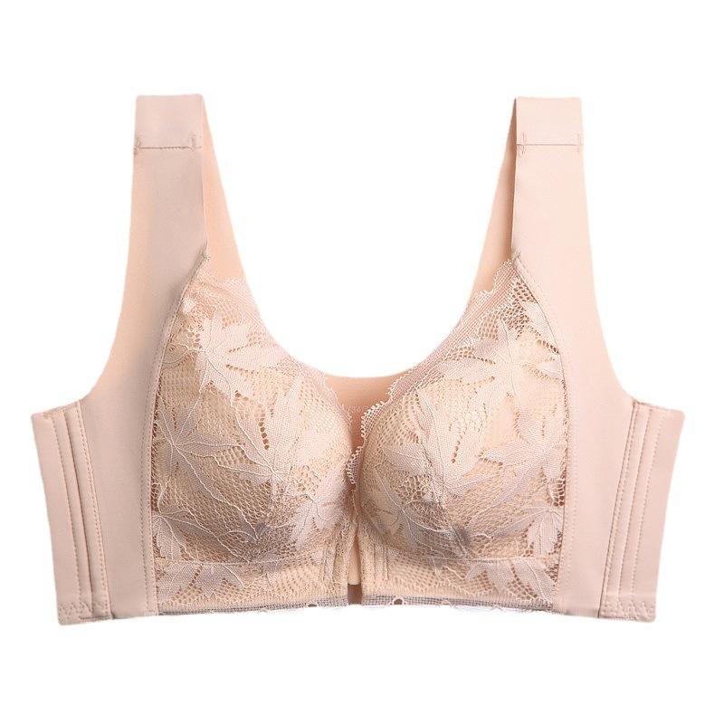 Japanese and Korean bra underwear women's steel-free ring small breasts gather and support adjustment bra lace sexy and comfortable