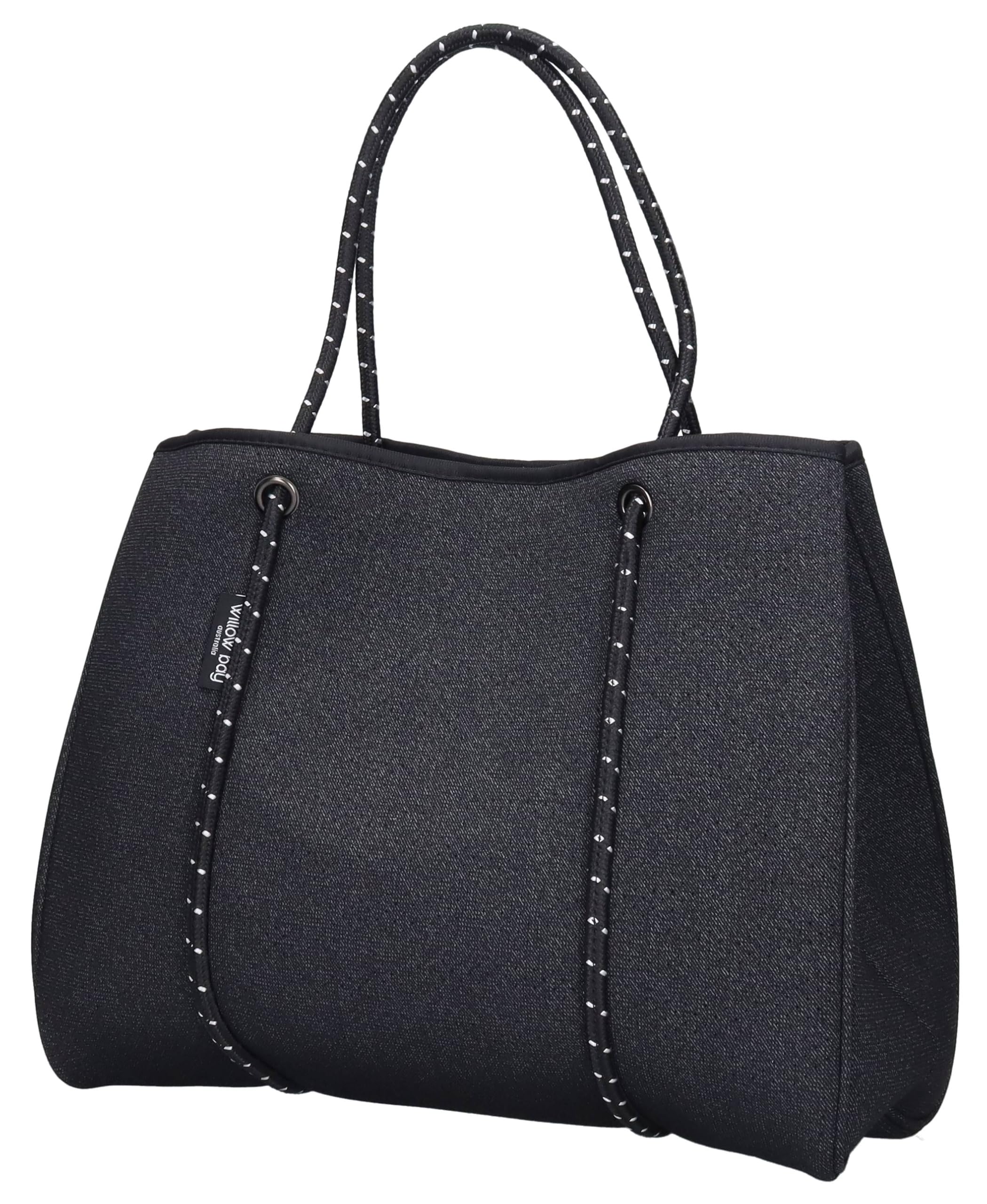 DAYDREAMER 1016 BLACK DENIM Tote Bag [Used]