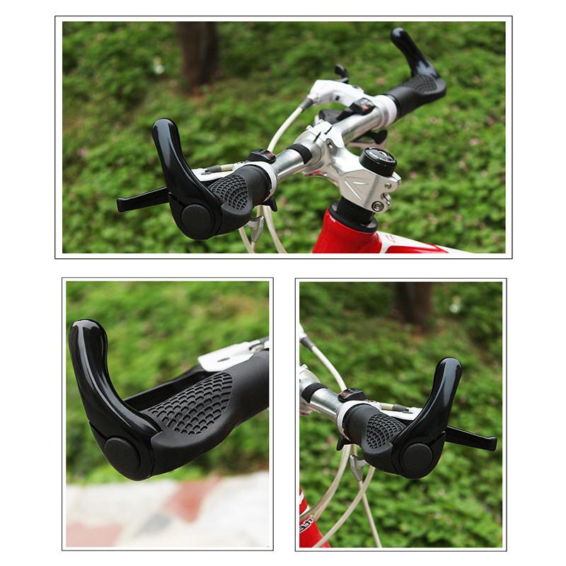 Anti-Slip Rubber Bicycle Handlebar End Cover Aluminum Alloy Lock Mountain Bike Handlebar Bicycle Anti-Slip Handle Cover
