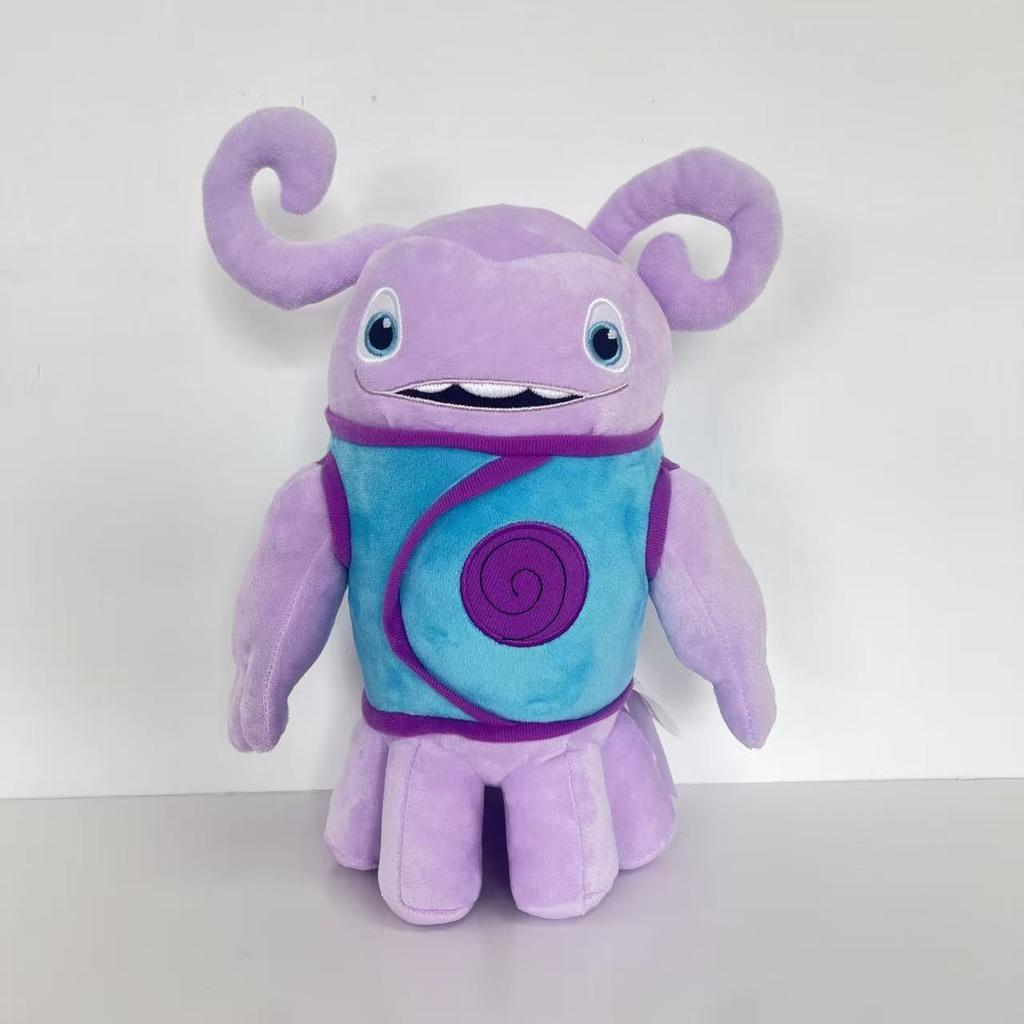 Funny Dreamworks Home Plush Dolls Holiday Game Purple Elien Stuffed Doll 30cm Height Birthday Gifts Toys for Room Decoration