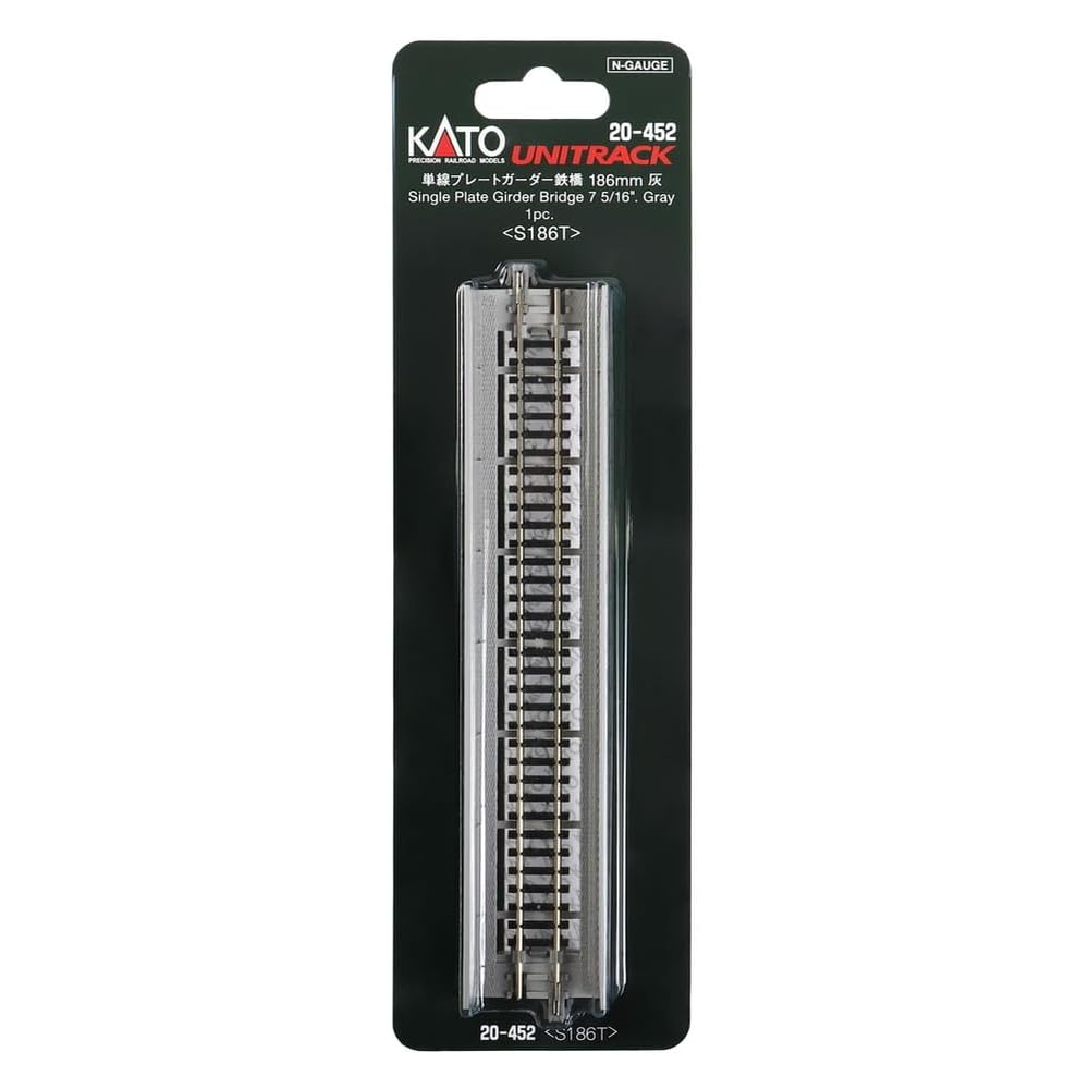 KATO N Gauge Single Track Plate Girder Bridge Gray 20-452 Model Railway Accessories