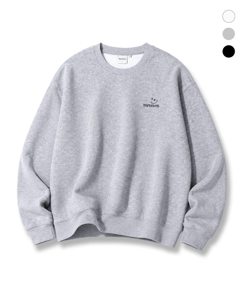 RAYFIKERS Basic Small Embroidered Sweatshirt Mp9Tu947_3 Color