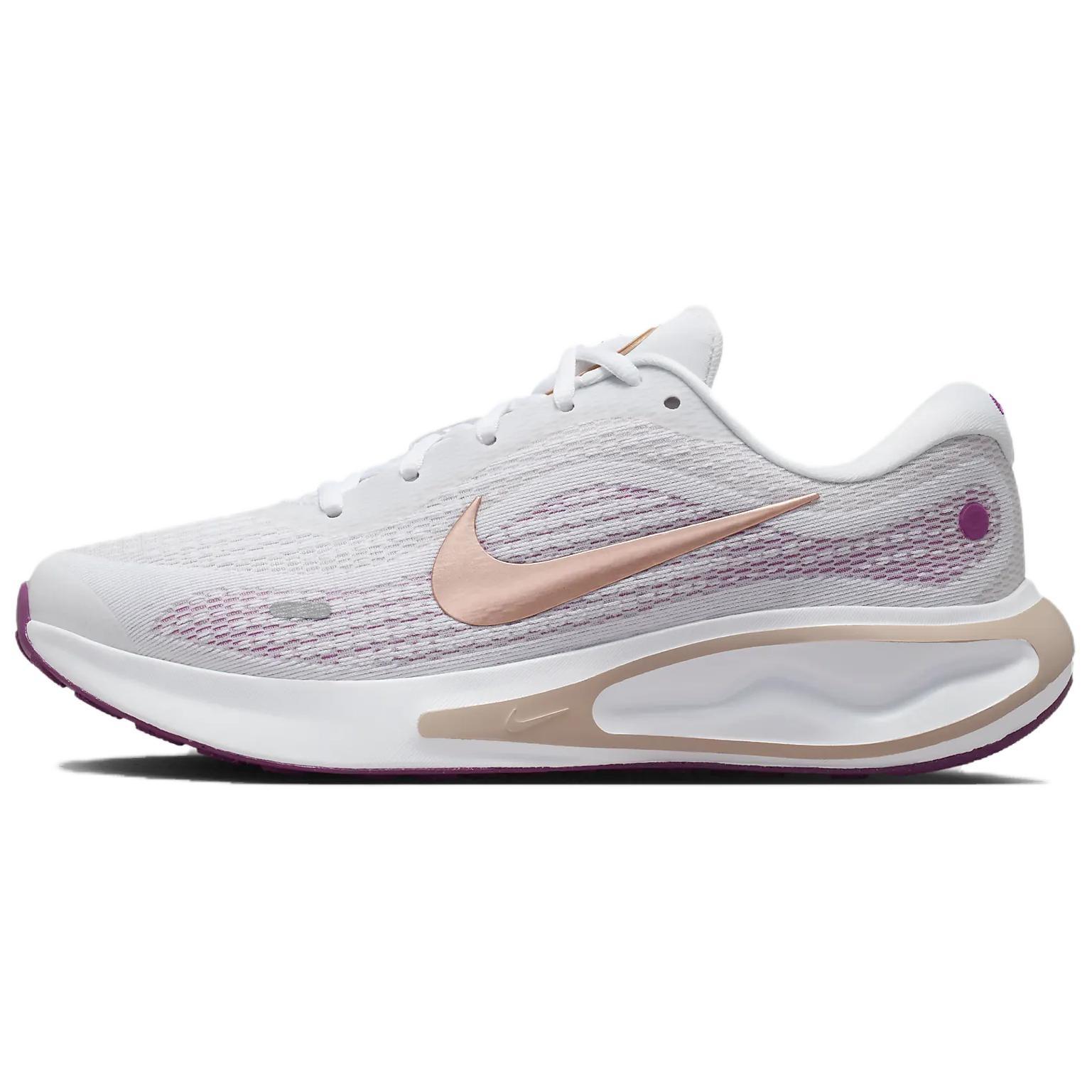 (WMNS) Nike Journey Run  White Hot Fuchsia Platinum Violet  Women s FJ7765-108 EU 38