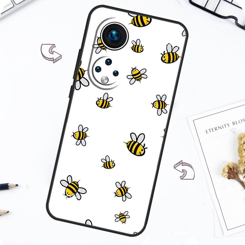 Bee Bumblebee Pattern Case For Honor Magic 7 Lite 5 6 Pro Honor 200 50 70 90 Lite X8b X9a X8a X8 X9 X9c X9b Cover