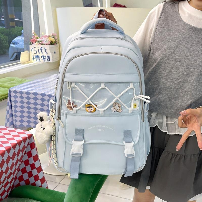 Women's Large Capacity Backpack College Style Student Schoolbag
