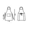 Küche Haushalt Kochschürze Männer Frauen Öl-Beweis Wasserdicht Erwachsene Taille Mode Kaffee Overalls Schürze Küche Zubehör