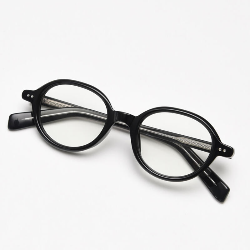 Neo Retro Geek Chic 2310 Horn-Rimmed Glasses BLACK BLACK