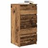 Sideboard with Rustic Wood Look 37.5 x 35 x 76 cm Engineered Wood
