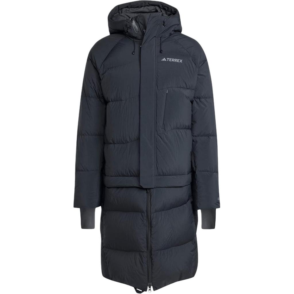 Adidas FW24 Xploric Wind.Rdy Puf Cald Sport Confortabil Jachetă cu Glugă Bărbați Îmbrăcăminte Exterioară Negru JI8302