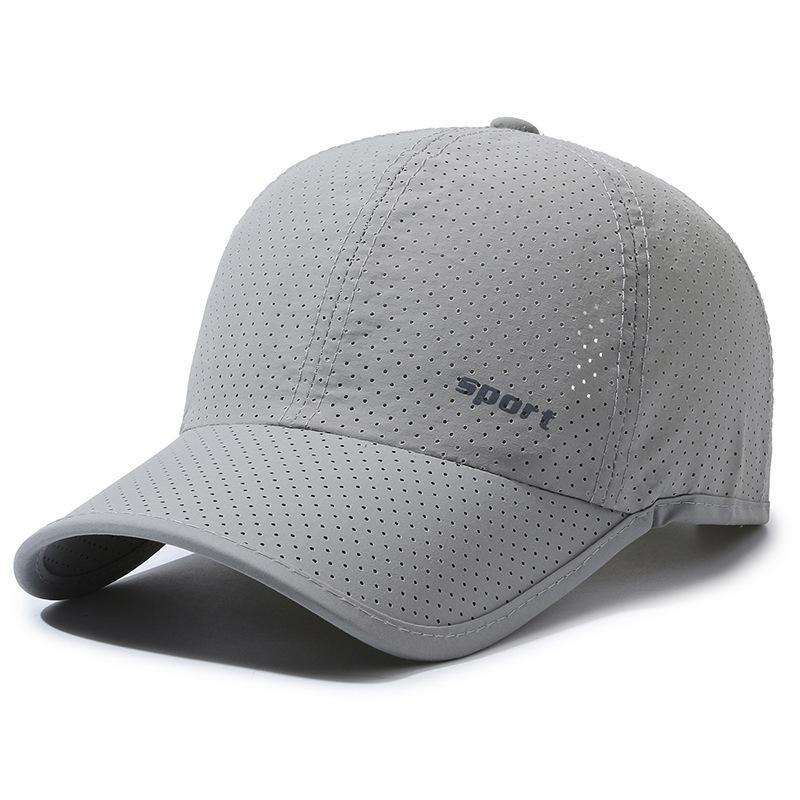 Quick Dry Baseball Cap For Men Outdoor Sports Mesh Breathable Sun Hat Portable Man Hiking Fishing Golf Adjustable Caps