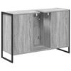 Bathroom Cabinet Grey Sonoma 90 X 30 X 60 Cm Particleboard