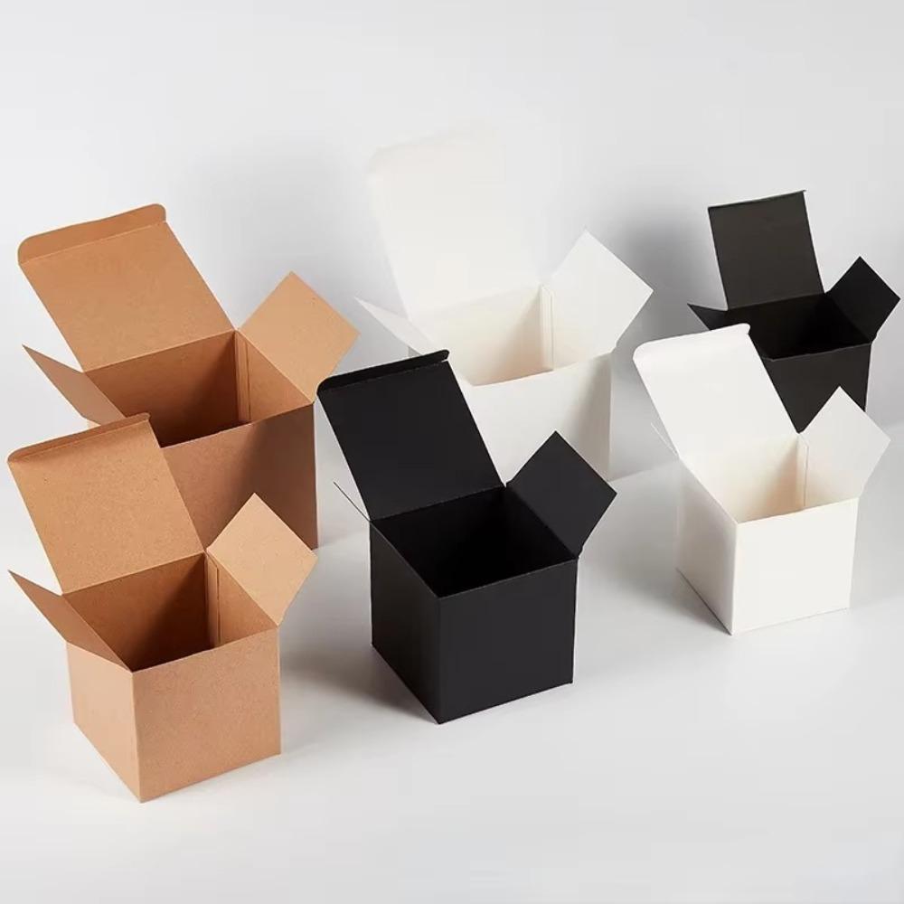 10Pcs Multi Size Candy Box Folding DIY Packing Box For Bridal Birthday Party Decor