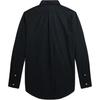Polo Ralph Lauren Solid Color Single-Breasted Loose Long Sleeve Shirt Men shirts Black 710928252-009