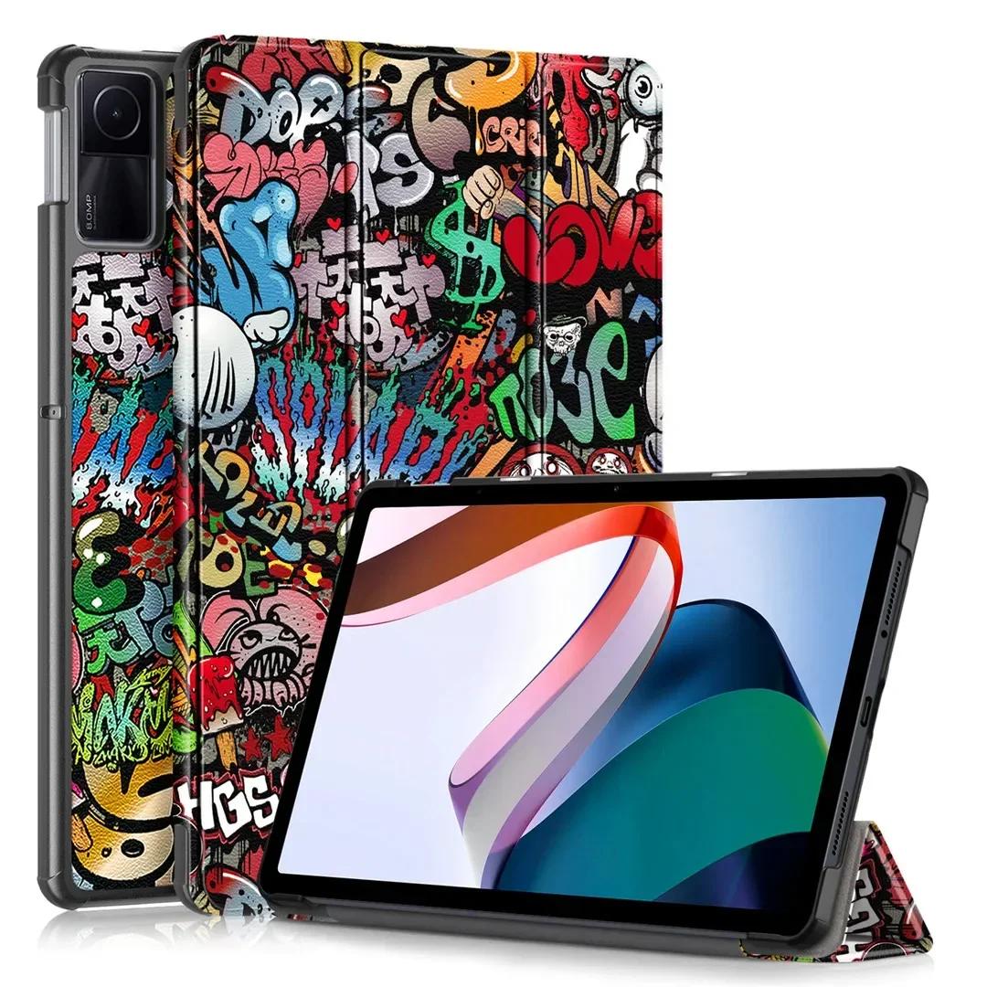 Étui Enfant Pour Redmi Pad 2 Red Mi Pad SE 11 Pouces Cuir PU Magnétique Support Tri-Pliant Housse Pour Redmi Pad 10.61 Redmi Pad 10.6 inch
