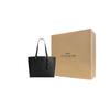 Coach Mollie Logo Zip Tote Bag Women Tote Bags Black CV968-SVBK