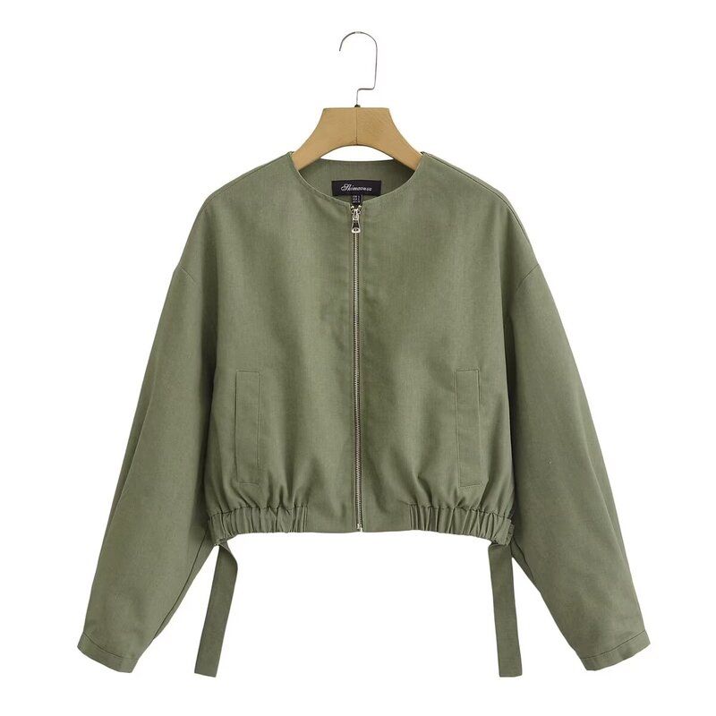 Fashion Style 2024 Summer New Women's Clothing Casual Versatile Long Sleeves Short Jacket 3046053