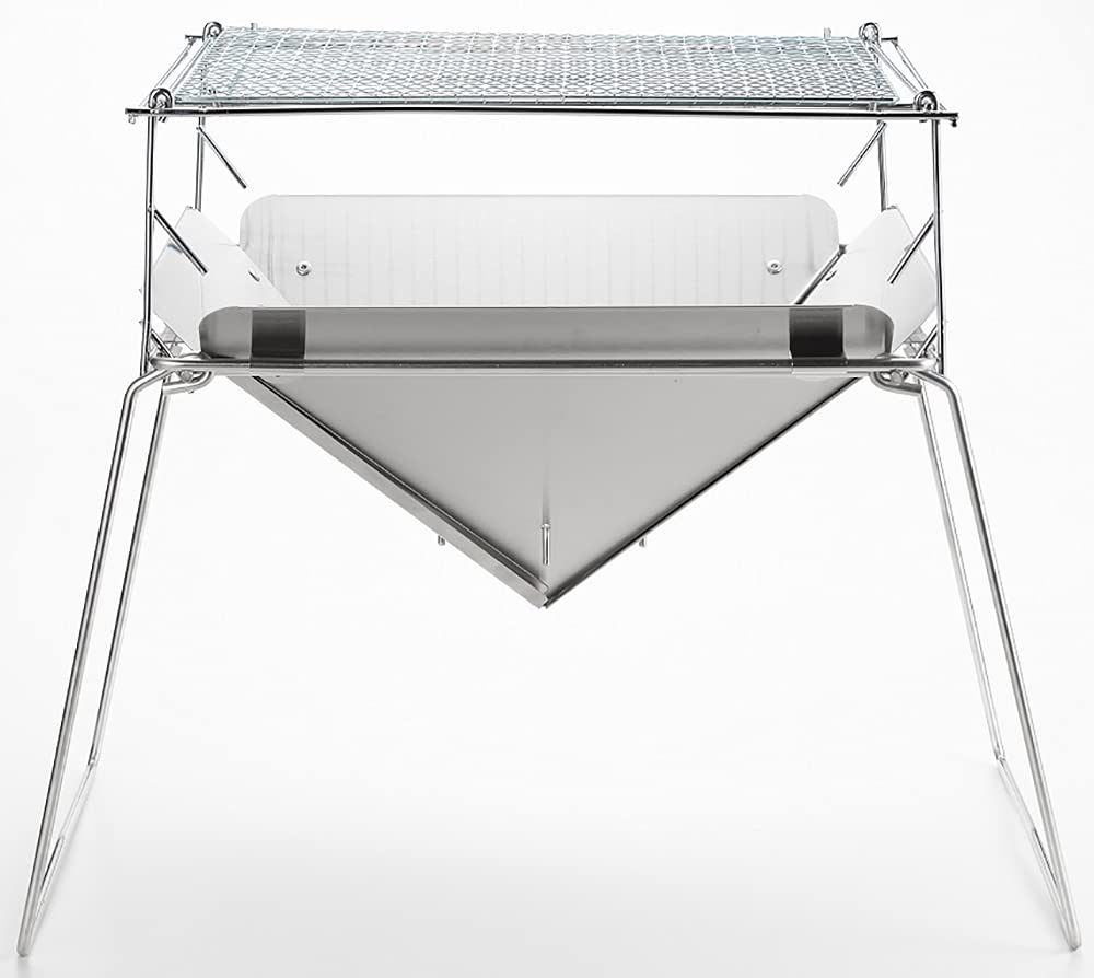 Tamahashi Stainless Steel Fire Pit Made in UC-207 (Grill Set) - Tsubame-Sanjo