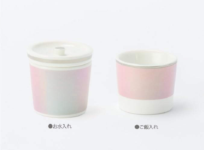 Kongodo [Nanairo Buddhist Altarware] Porcelain utensil stand (rice container)