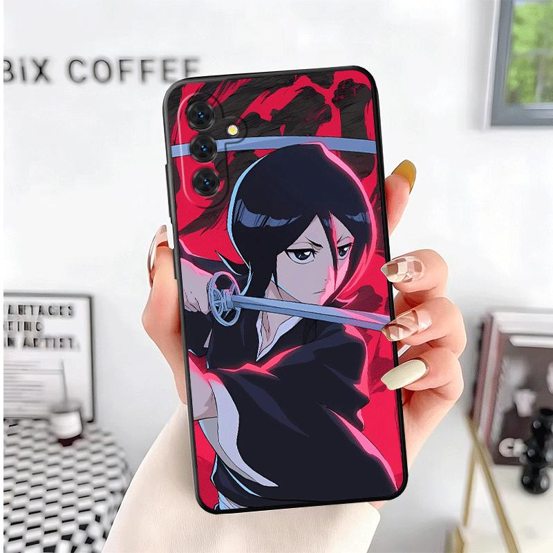 Bleach Kuchiki Rukia Soft Phone Case for Samsung A17 A37 A57 A16 A26 A36 A56 A15 A25 A35 A55 A14 A24 A34 A54 A13 A23 A33 A53 A52