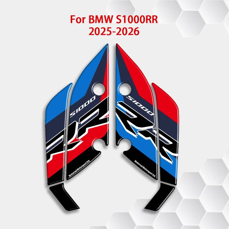 3D Gel Front Fender Protective Film Decal For BMW S1000RR 2025 2026 Motorcycles Mudguard Paint Protection Sticker